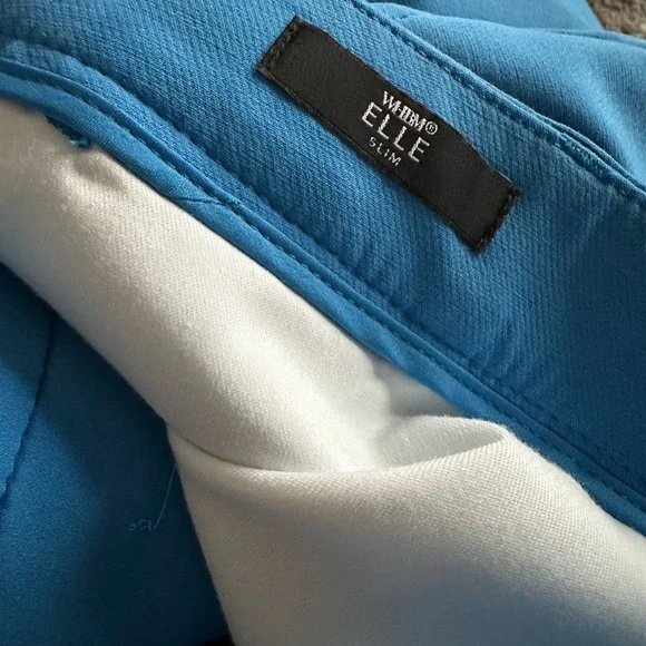 White House Black Market Elle Slim blue dress pants, size 8. - Picture 4 of 8
